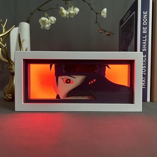 Miniatura 8 de Lámpara de anime Uchiha Madara figura para decoración de dormitorio, luz nocturna, regalo de cumpleaños para luz LED