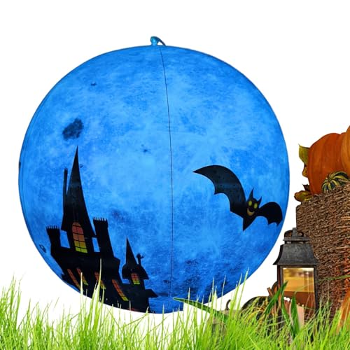 Sphère gonflable Halloween pour patio et appartement : décor facile à stocker