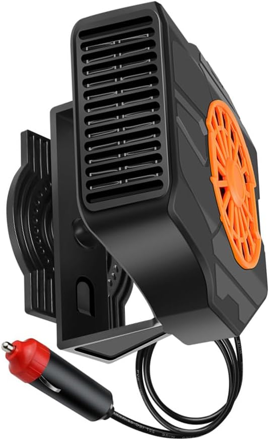 12V 120W /24V 200W Car Heater, Electric Car Heater Fan Dryer Windshield High-power Demisting Defogging Demister Defroster, 24V 200W