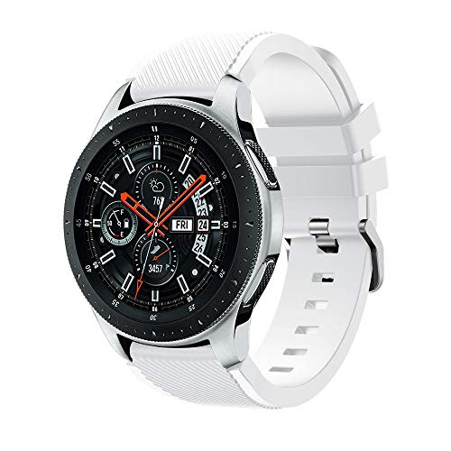 para Samsung Galaxy Watch 46mm Correa, Zolimx Silicona Suave Reemplazo Correo de Sport Banda por Pulseras de Repuesto Samsung Galaxy Watch 46mm