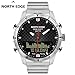 Produktbild Männer Tauchen Sport Digitaluhr Herrenuhren Militär Armee Luxus Full Steel Business Wasserdicht 100 mt Höhenmesser Kompass NORDKANTE