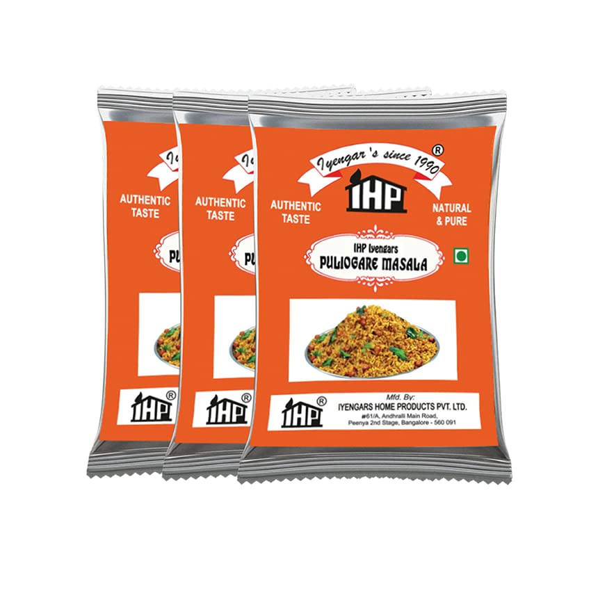 IHP IYENGARS PULIOGARE MASALA 600 gm | Masala Pack of 3 (B0BRQFCT46) Amazon Price History, Amazon Price Tracker