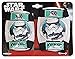 Stamp Star Wars-genouilleres + Coudieres para niño, Color Blanco