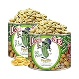 Dee's Nuts Gourmet Flavored Peanuts 10 oz (10 Oz Can (Pack of 2), Dill Pickle)