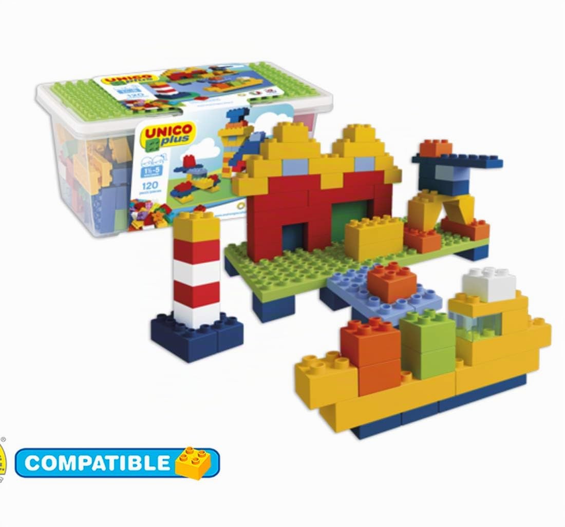 Unico 8502-0000 120 Briques de Construction 3 Jahre to 99 Jahre