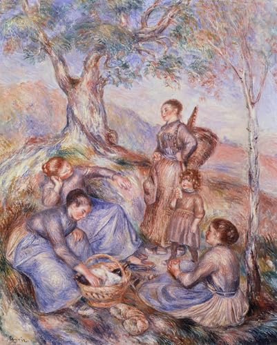 Tableau Toile Renoir pour habiller un mur vide avec une peinture élégante 60x90