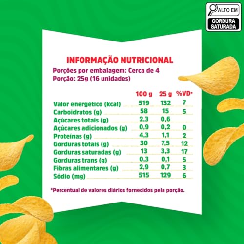 Salgadinho Batata Frita Pringles® Creme & Cebola 109g