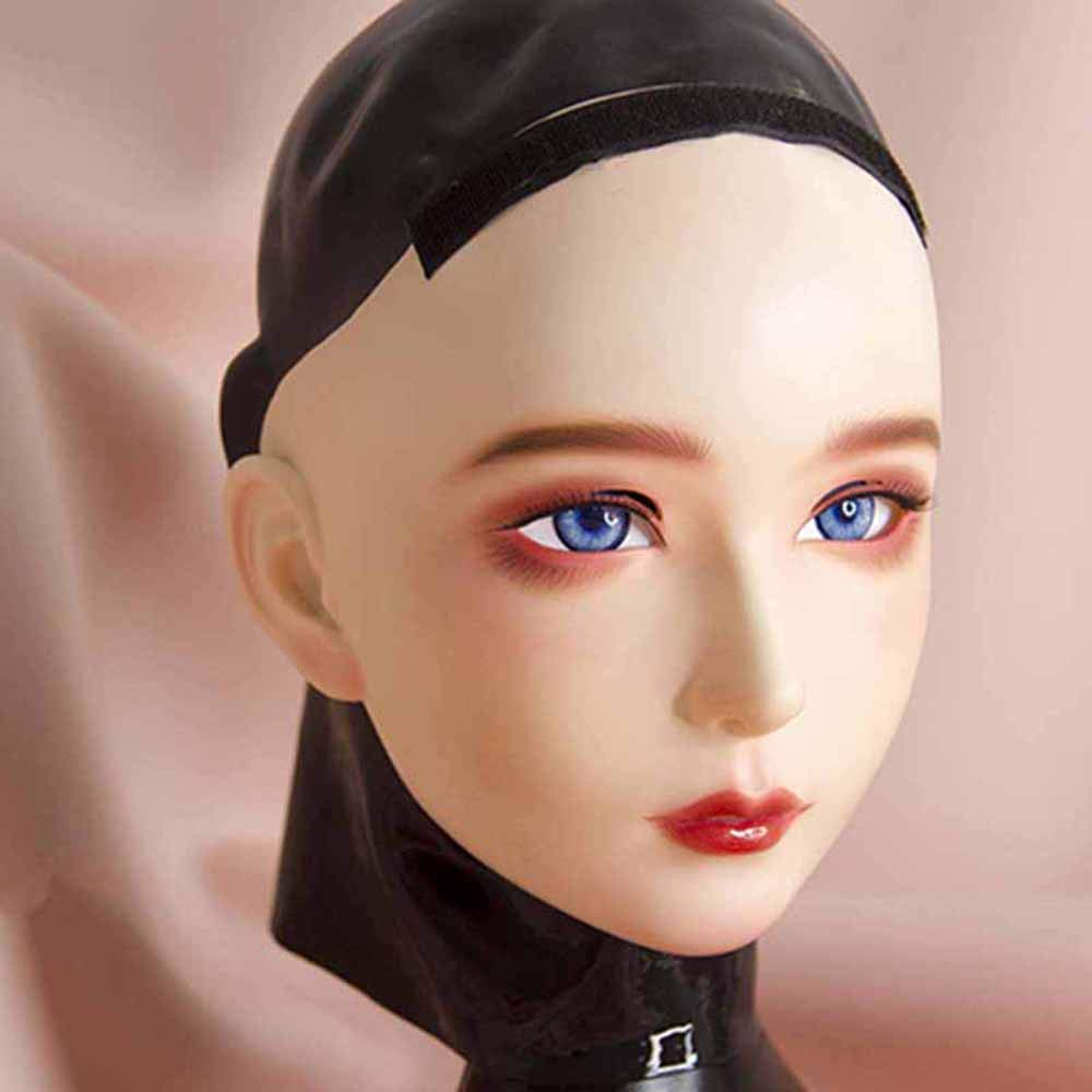 Amazon.co.jp: Latex hood Kigurumi Maskラテックスフード付き