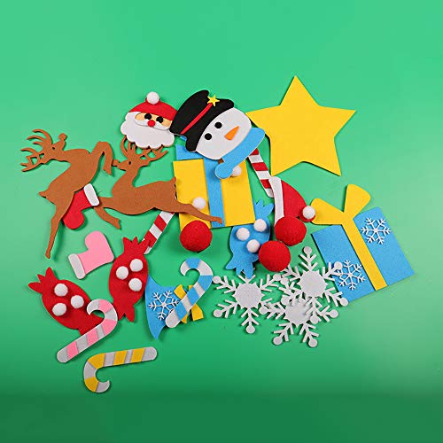 gengyouyuan voelde kerstboom Kerstmis voelde DIY decoraties Stereo cartoon 3D kerstboom boom - Afbeelding 3