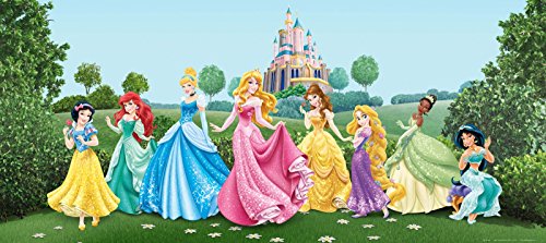 AG Design FTDh 0625 Prinzessinen Disney Princess Schloss, Papier Fototapete...