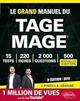 Le Grand Manuel du TAGE MAGE - 220 fiches de cours, 15 tests blancs, 2000 questions + corrigés en vidéo - édition 2019 2340026032 Book Cover