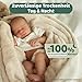 Naty BioEmbrace Baby Windeln für Neugeborene | Zertifiziert hautfreundlich | Bis zu 100% Auslaufschutz | Pflanzenbasiert & weicher Premium-Komfort | Chlorfrei | Größe 1 (2–5 kg), 100 Stück