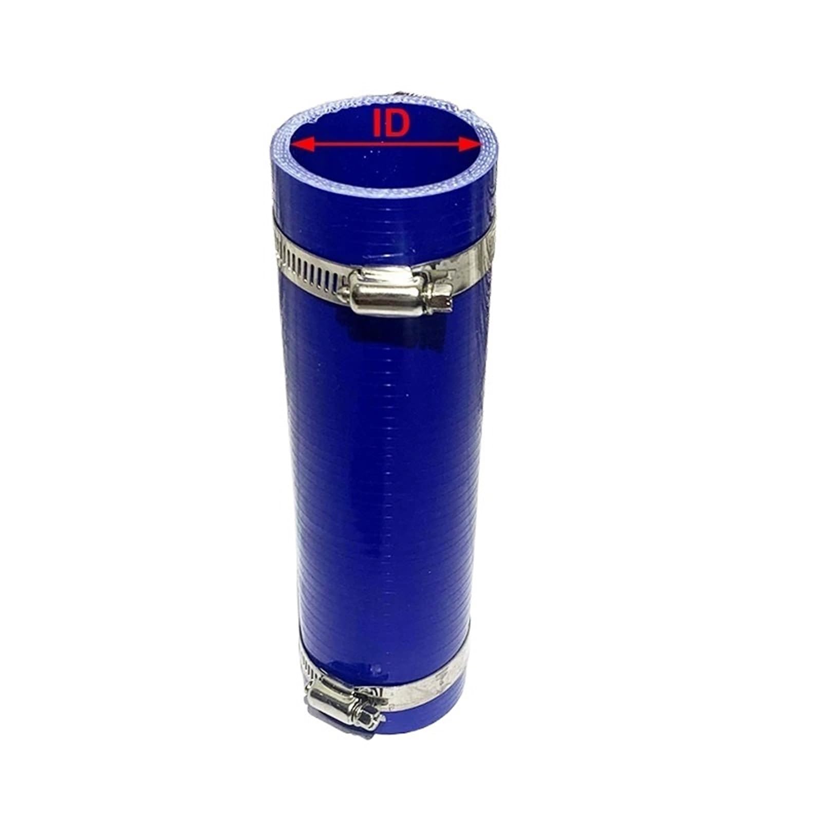przewód turbo Rura chłodnicy międzystopniowej ID42-48mm Rura chłodnicy prosta silikonowa długość 10-58cm Wysoka temperatura Wysokie ciśnienie Turbo(Blue ID45x200mm)