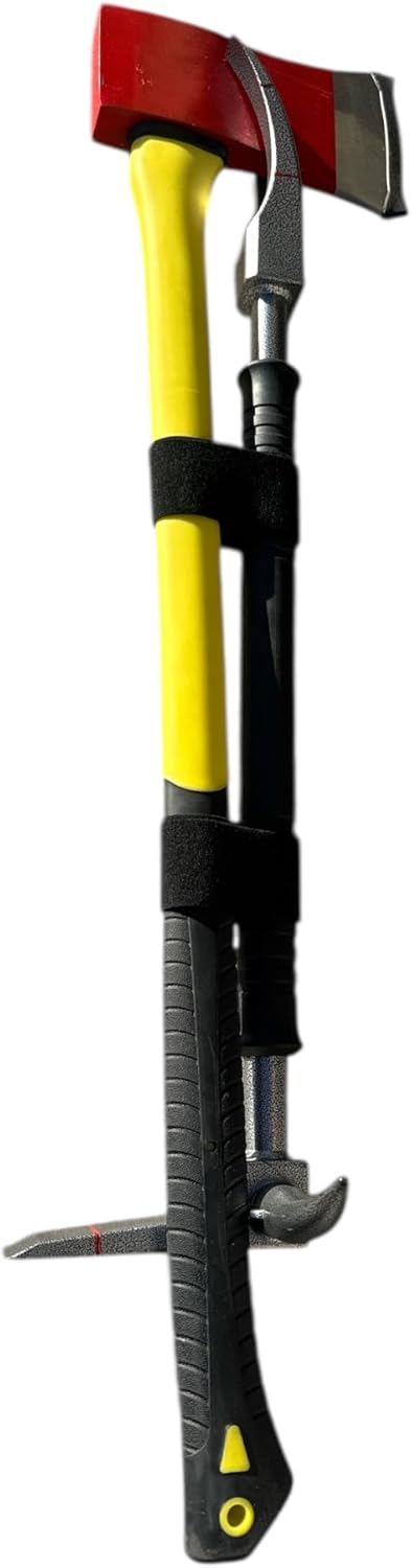 Redemption Tactical Multi-Purpose Pry Bar and Wedge Utility Tool – Heavy Duty Hand Tool for Camping, Outdoor, and Emergency Use (30 Inch, Breaching Irons)