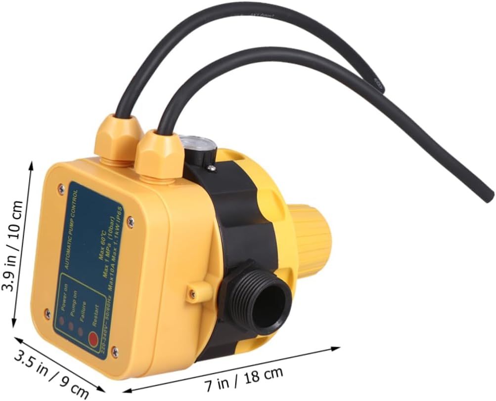 TEHAUX Automatic Water Pump Controller 220 Electronic Pressure Controller for Maintaining Flow Suitable for Garden Irrigation and Home Use