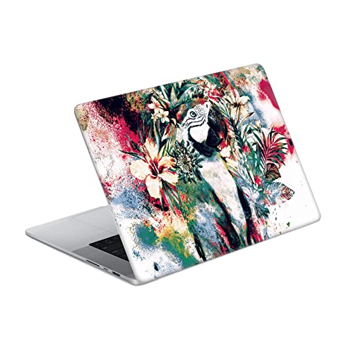 Skin MacBook Pro 14 A2442 vinyle haute finition perroquet