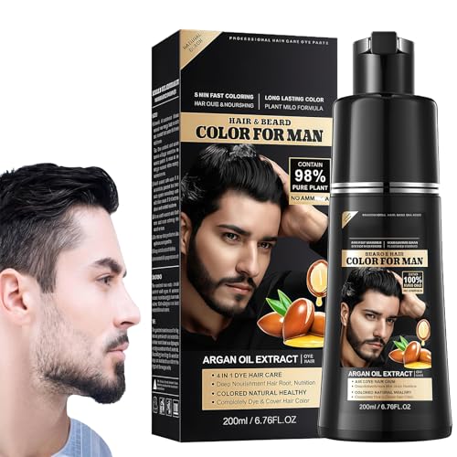 Schwarze haarfärbeshampoo für graues haar