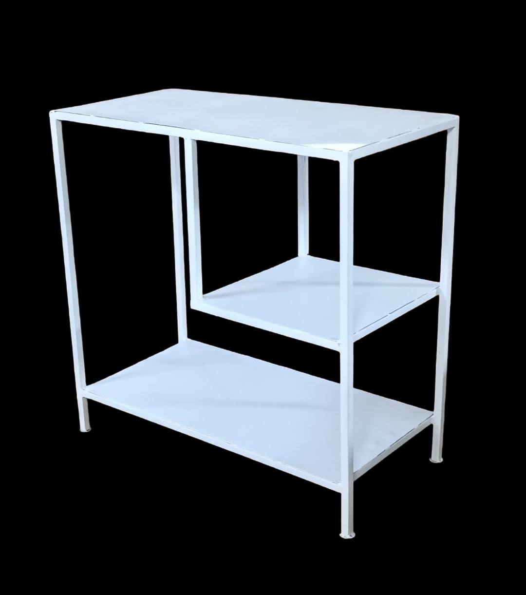 Aquarium Stand, White, 24x12x24 Inch, 3-Tier Storage Shelves-image-35
