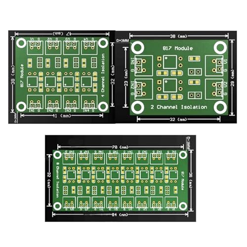 Jhcbkff JHC356.008 2Pcs Pc817 8-Channel Optocoupler Isolation Board Voltage Converter Adapter Module 3.6-30V Driver Photoelectric Isolated Module thumb #6