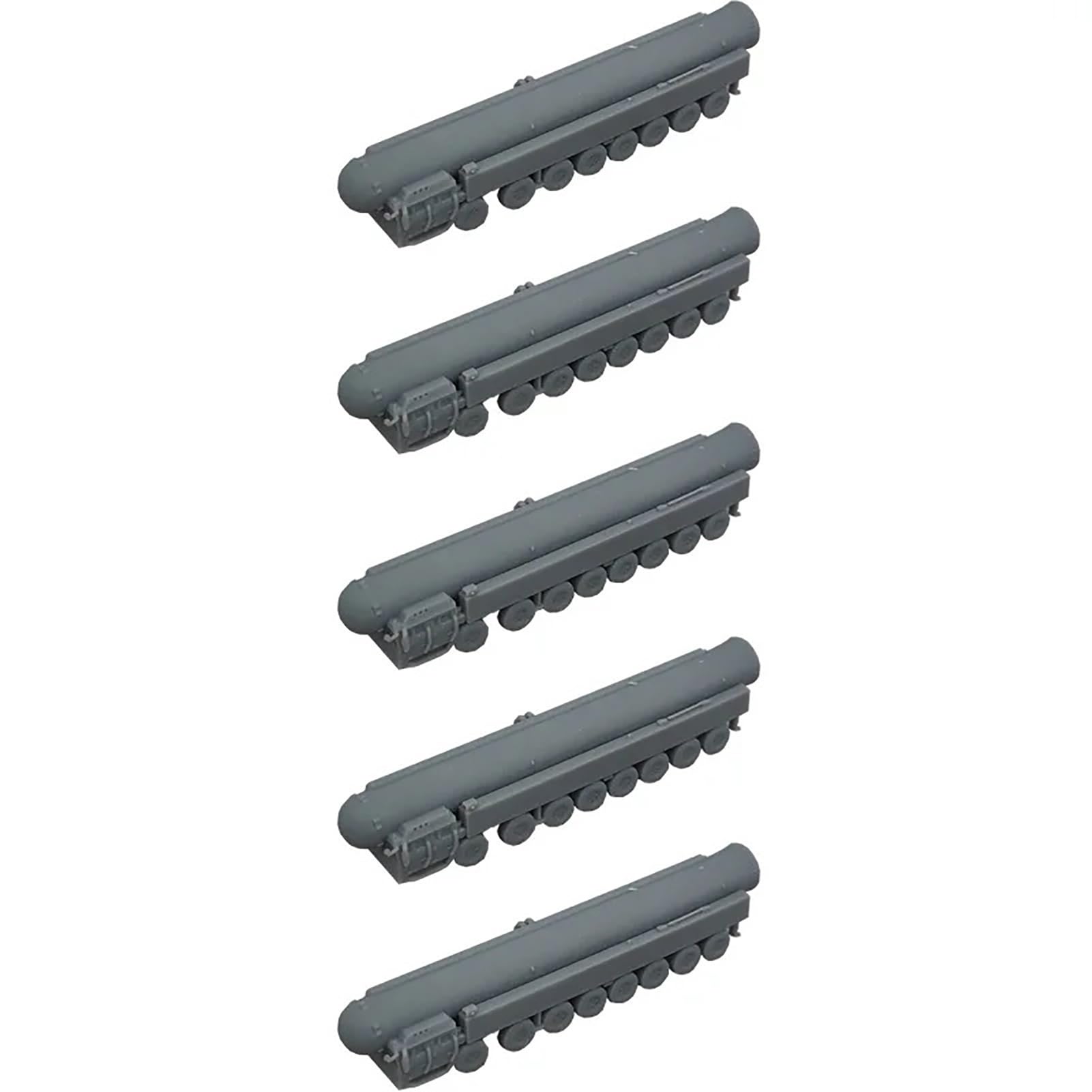 5PCS DF-41 CSS-20 ICBM-TEL 1/350-1/700 3D-Resinmodell