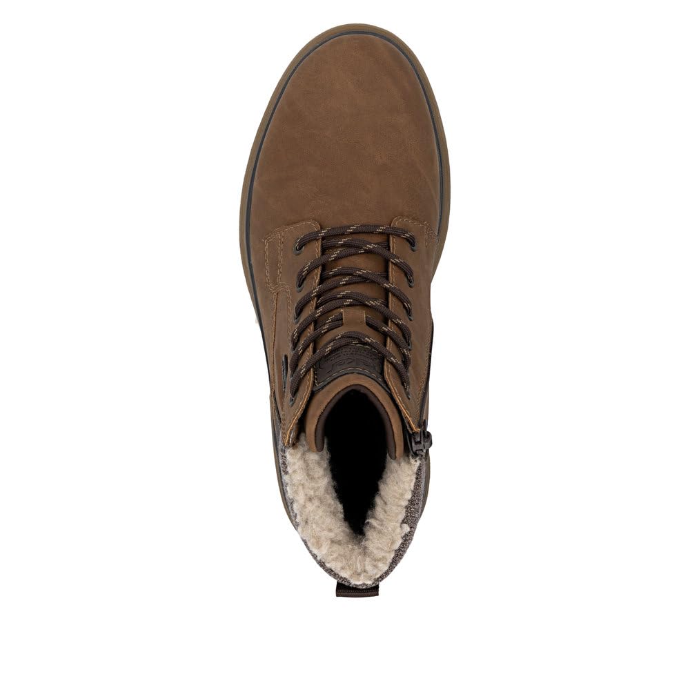Rieker RiekerTEX F7010 Bottes d'hiver pour homme avec semelle amovible et imperméable
