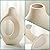 Lvases Snuggle Hollow Ceramic Vase Set of 2, Nordic Modern Boho ins Style Decorative Ceramic Aesthetic Flower Vase for Home Decor (Milky White W 6.3" X H 8.4")
