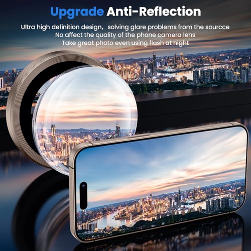 Image of Lensarmor Desert Titanium iPhone 16 Pro /Pro Max Camera Lens Protector - 9H Tempered Glass, Scratch Resistant, Flash Friendly, Premium Protection