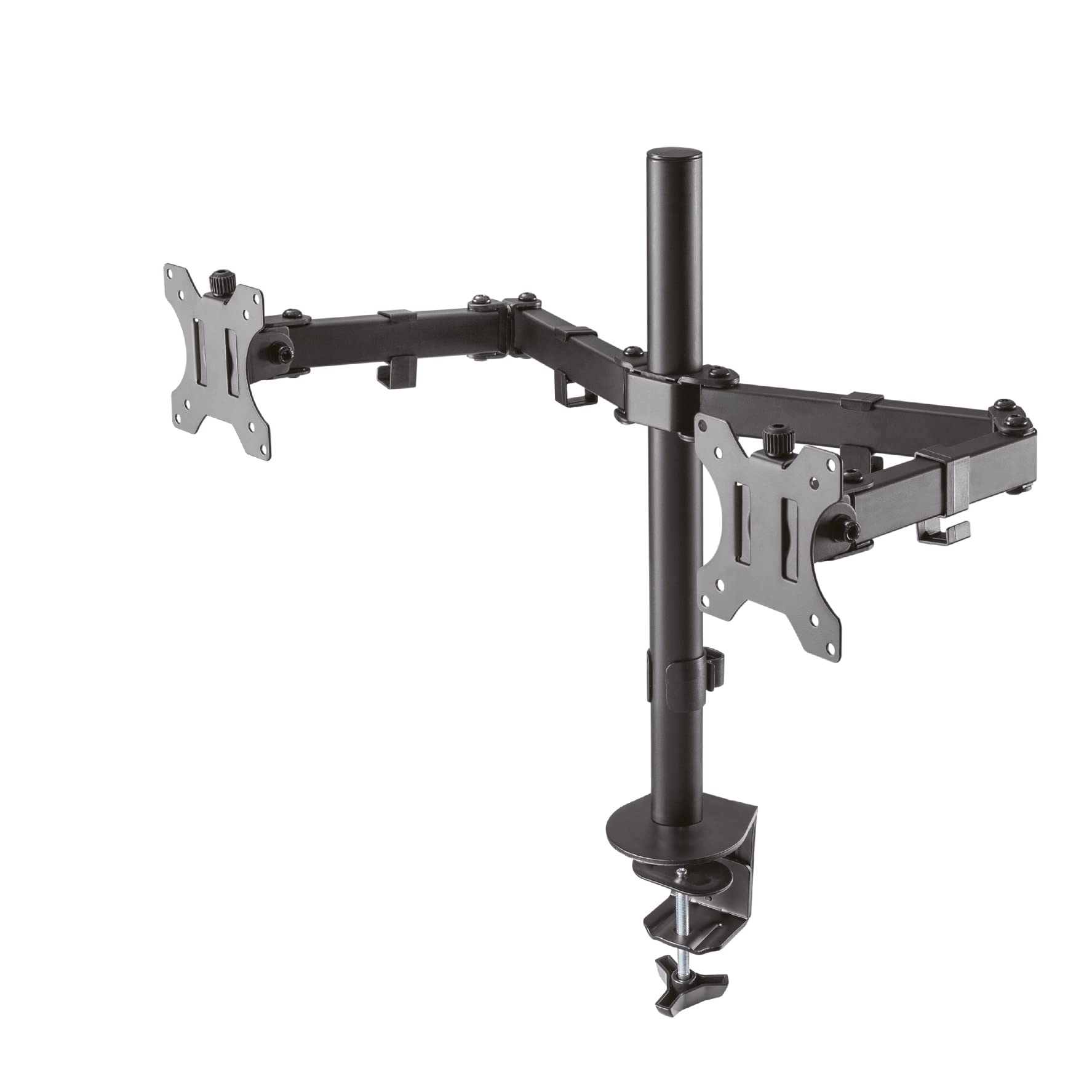 NewStar FPMA-D550DBLACK Supporto da tavolo per monitor nero doppio 16kg