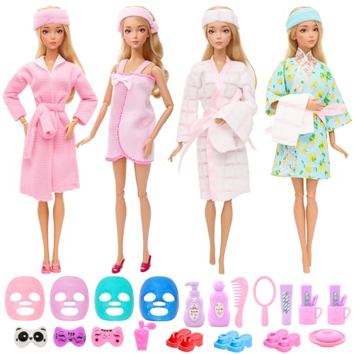 27 Pcs Doll Sleeping Clothes Accessories Set for 11.5 Inch Girl Dolls