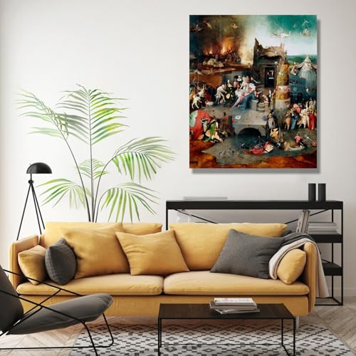 Tableau sur Toile Bosch Déco Murale Salon Moderne Impression Célèbre - 5