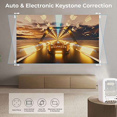 WZATCO CE Full HD Native 1080P 770 ANSI, 4K Android Projector| HDMI ARC | Dust Proof | Auto (Focus + Keystone + Tilt + Screen Fit + Obstacle Shift)... - Image 3