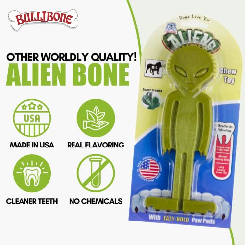 Image of Bullibone Alien Bone: Chew Toy for Aggressive Chewers and Large Dogs