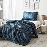 Byourbed Velvet Crush - Coma Inducer Twin XL Comforter - Champagne Navy