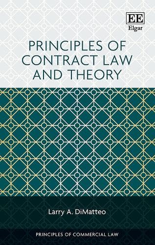 Principles Of Contract Law And Theory Principles Of Commercial Law