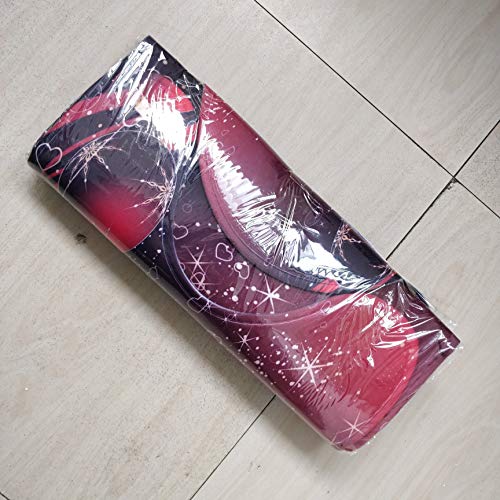 JMAHM 3-teiliges Set Badematten, rutschfest, Badezimmerteppich, WC-Vorleger, WC-Sitzbezug, Vorleger (bunt) – Bild 3