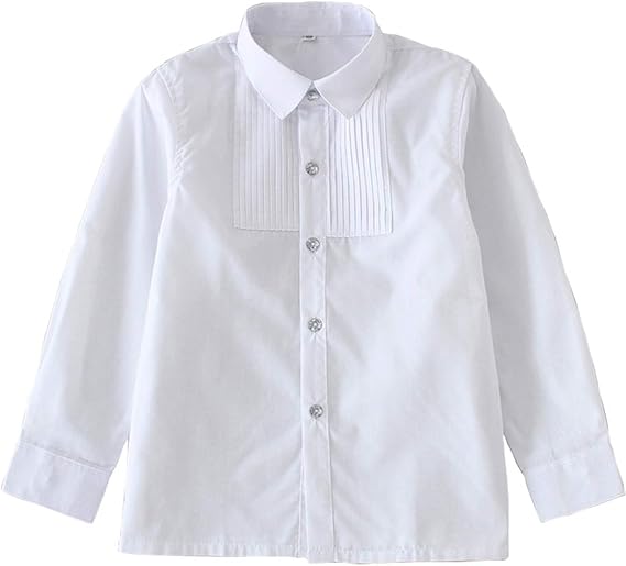 Amazon Co Jp Moli Hani 子供 スーツ フォーマル シャツ ワイシャツ Yシャツ 長袖 男の子 女の子 男女兼用 キッズ 七五三 入学式 卒業スーツ ピアノ発表会 結婚式 100 110 1 130 140 150 160 170cm 服 ファッション小物