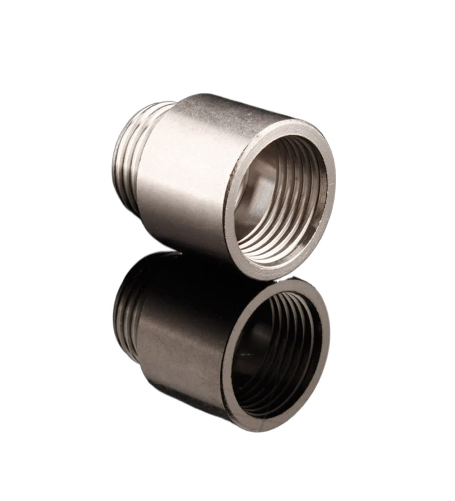 Youngran Femmina da 1/2 "Maschio a 1/2" BSP. Thread 25mm prolunga Presa Esagonale uguale Tubo Raccordo Tubo Flessibile in Acciaio Inox Collegamento Dritto Leisurely (Color : 5pcs)