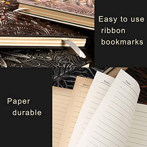 Carnet A5 vintage en cuir Phoenix de 200 pages pour vos notes
