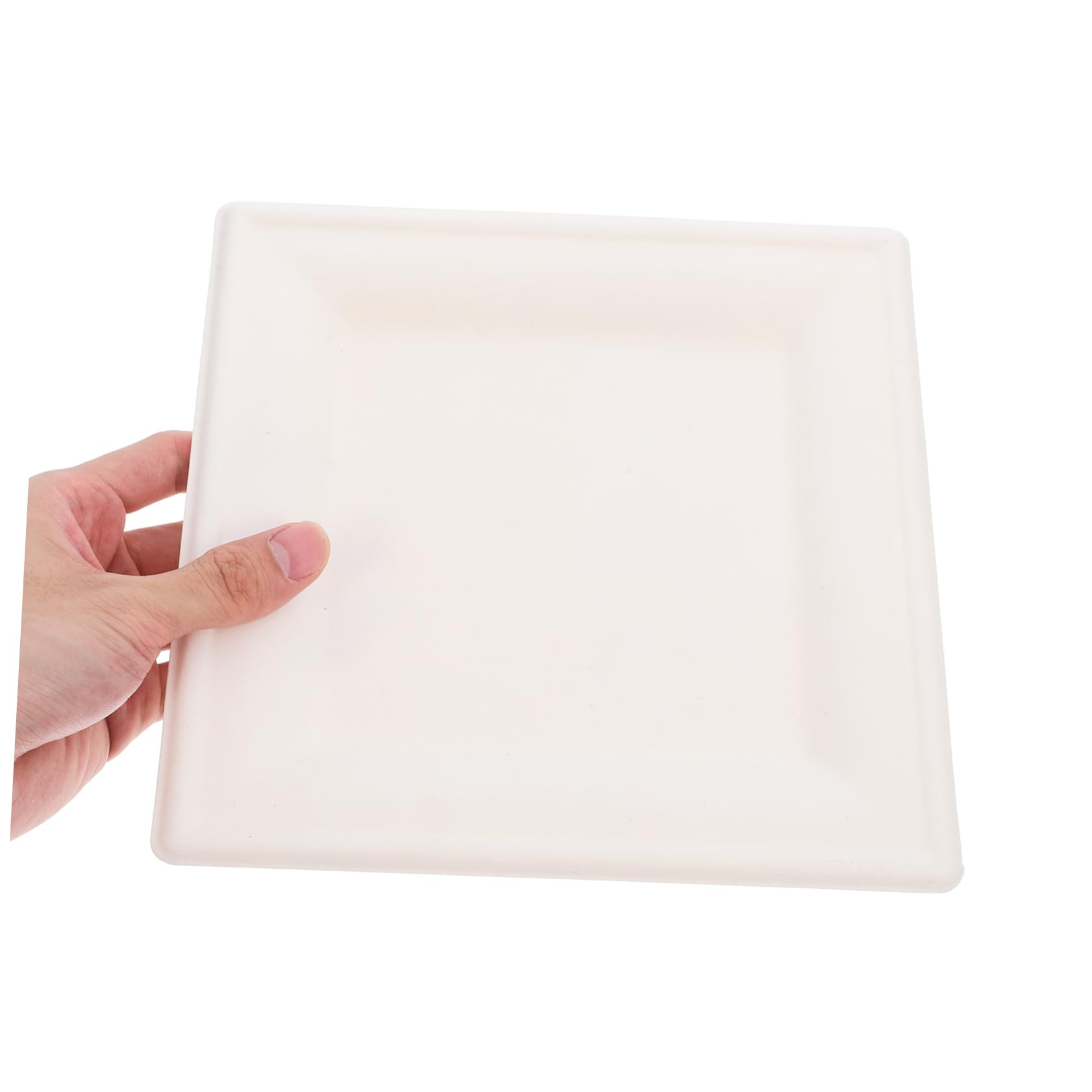 VALICLUD 50piezas Bandeja De Cartón Desechable Para Fiestas Cenas y Reuniones Platos De Papel Para Comida Unidades Color Para Picnic Camping y Celebraciones