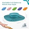 BelleBête & Co. 3-in-1 Pet Slow Feeder Lick Mat with Collapsible Bowl for Dog & Cat – Food-Grade Material & Non-Slip Base for Kibble, Dry and Wet Food, Digestive Health & Reduce Anxiety | Blue #4