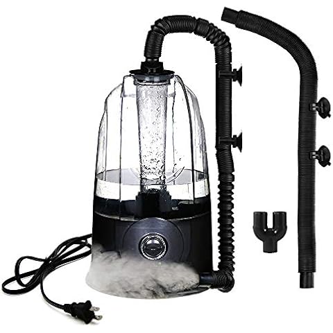 COOSPIDER Reptile Fogger Humidifier Mister for Terrarium Tank with 2 Extension Tubes/Hoses, Pets Mister Adjustable Fog for Reptiles/Amphibians/Snake (3L,380ml/hr) Cover