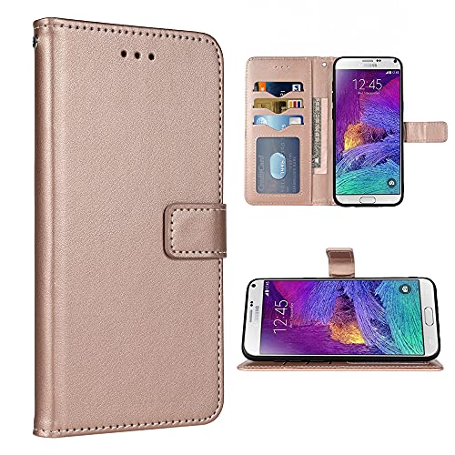 FDCWTSH Compatible with Samsung Galaxy Note 4 Wallet Case Wrist Strap Lanyard Leather Flip Cover Card Holder Stand Cell Accessories Phone Cases for Glaxay Note4 Gaxaly N910A Not Notes Four Rose Gold FDCWTSH Compatible with Samsung Galaxy Note 4 Wallet Case Wrist Strap Lanyard Leather Flip Cover Card Holder Stand Cell Accessories Phone Cases for Glaxay Note4 Gaxaly N910A Not Notes Four Rose Gold