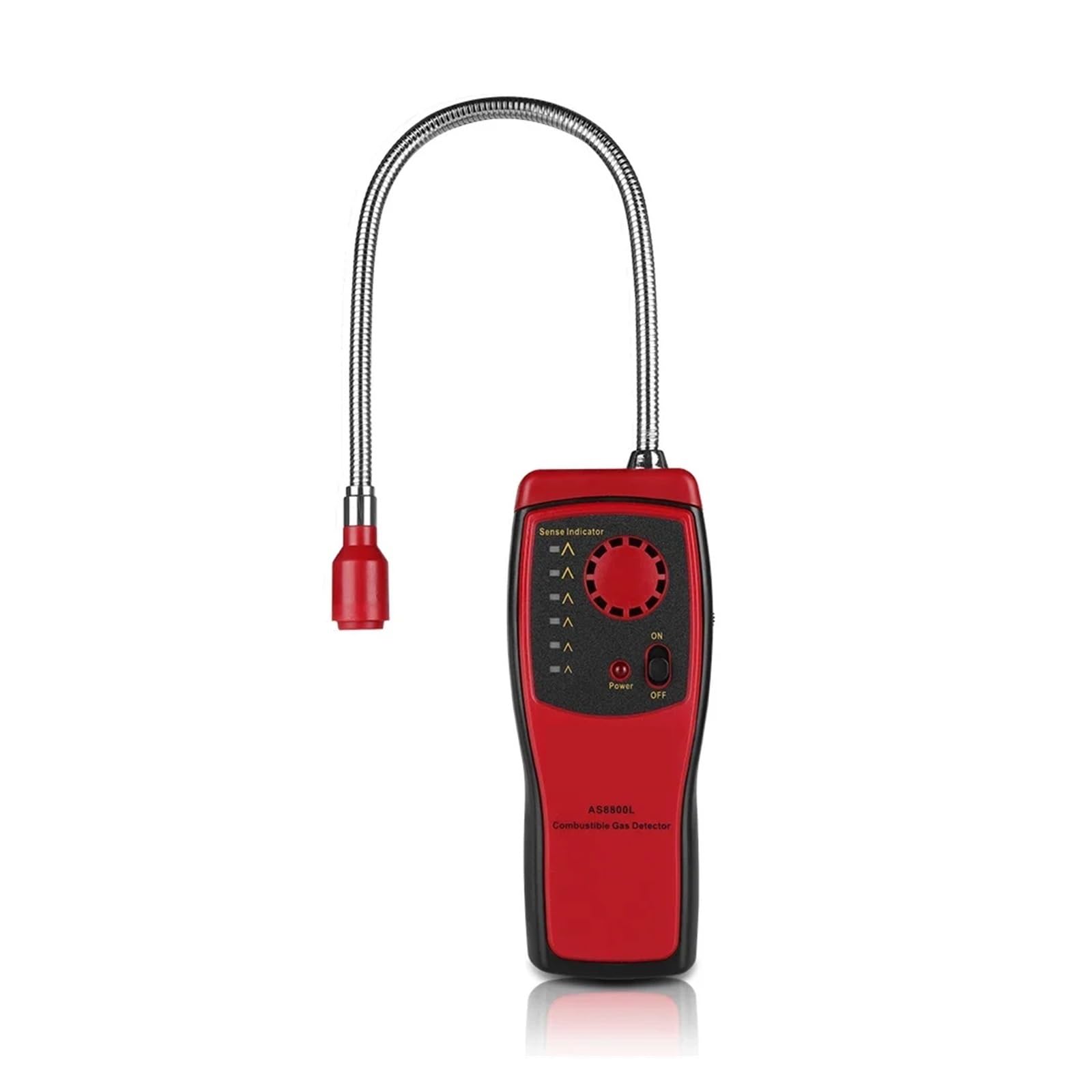 Détecteur de gaz, Analyseur de gaz Port détecteur Combustible Gaz Naturel Inflammable Localisation Fuite Déterminer Le Compteur Testeur Son Lumière Alarme AS8800L
