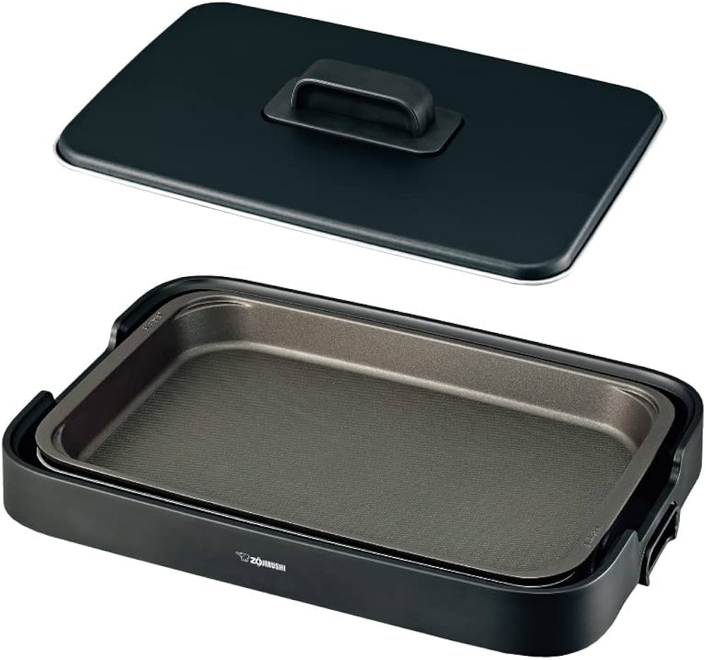 象印 ホットプレート EA-DE10-BAブラック 象印 ホットプレート EA-DE10-BA やきやき ブラック 横長ワイド