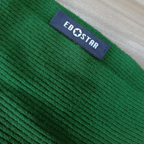 Image of EDSTAR Women Dolman Batwing Sleeves Knitted Sweaters Winter Boat Neck Pullovers Tops