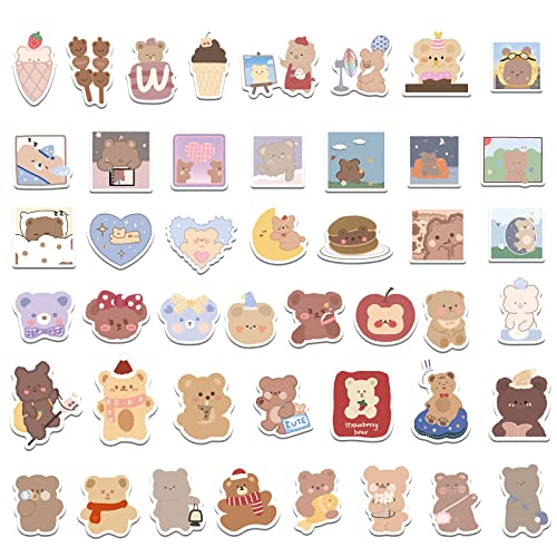 Snapklik.com : Cute Korean Bear Sticker Gifts For Girls Kids And Teens ...