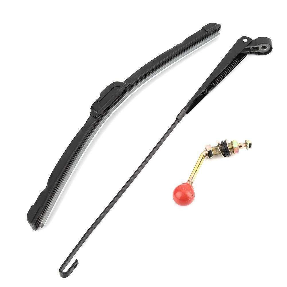 Limpiaparabrisas, Yosoo UTV Manual Limpiaparabrisas Manual Limpiaparabrisas Universal Premium All-Season Kit de Reemplazo de Escobillas de Limpiaparabrisas AutoAccessory