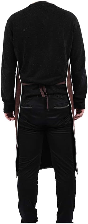 Welding Apron, Work Apron, Cowhide Adjustable Strap Hinged Type Wear-Resistant Cut Resistance Insulation,Brown,6090cm