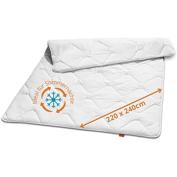 sleepling Ultra light summer duvet 220 x 240 cm lightweight summer duvet