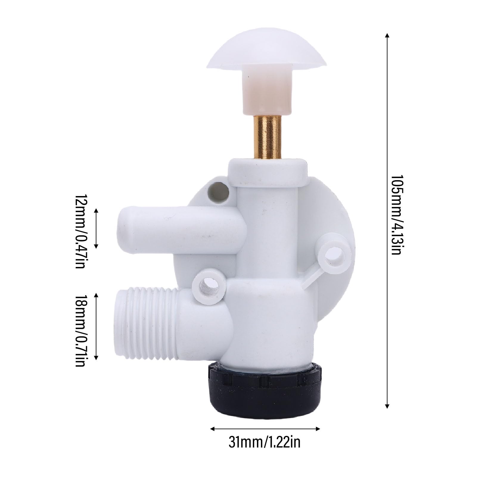 FILFEEL Kit Valvola WC per 385314349 Gruppo di Ricambio per WC e VacuFlush, Parti Combinate da 9 Pezzi